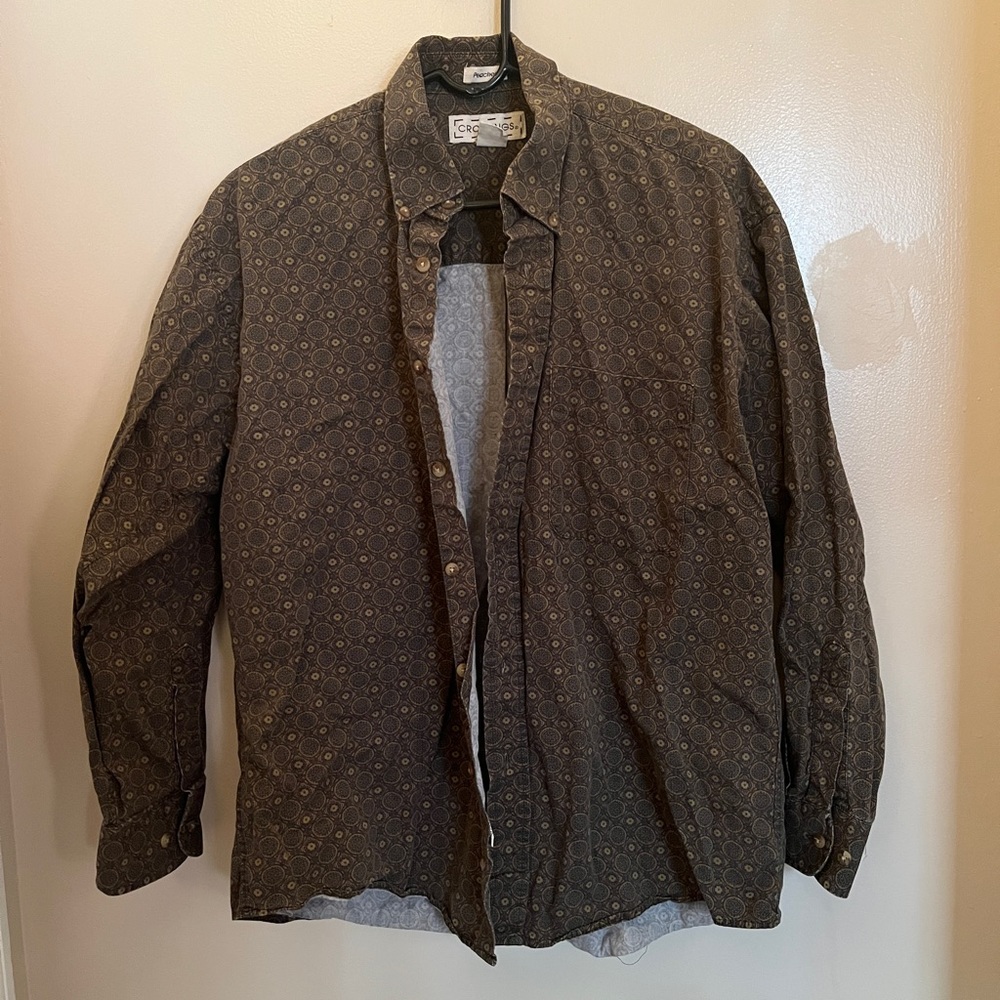 Unisex button up